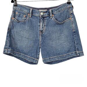 Levi's 515 Denim High Waist Blue Jean Shorts